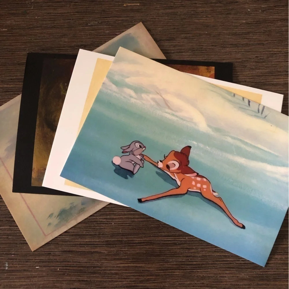 Disney Classic Movie Postcards: Bambi 4 pack